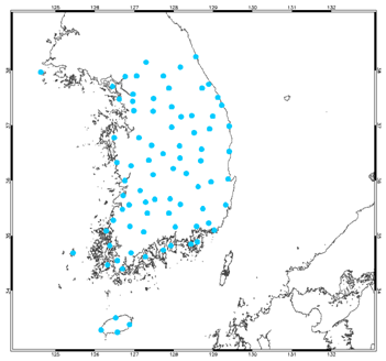 Fig. 2.1.8. ASOS location