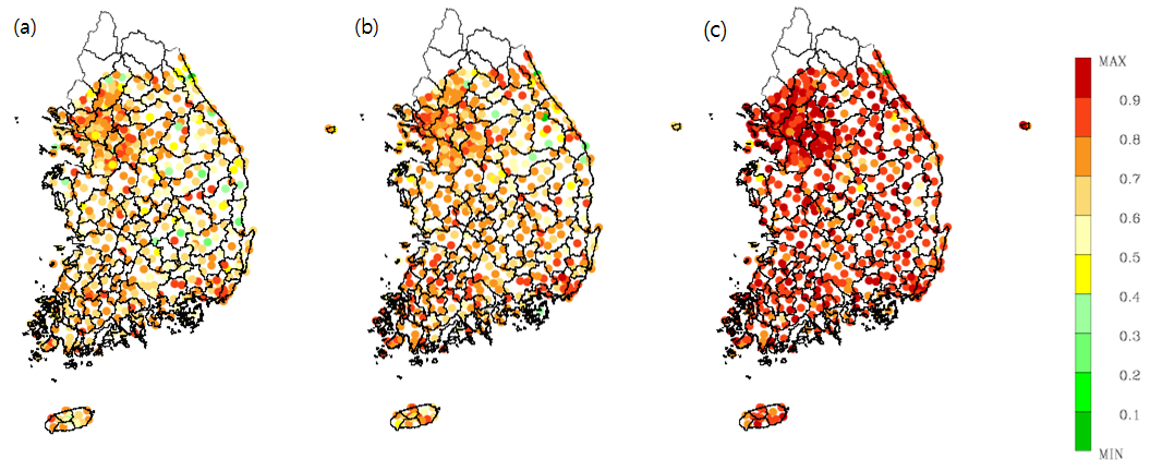 Fig. 5.4.5. The same as Fig. 5.4.3. except for Correlation