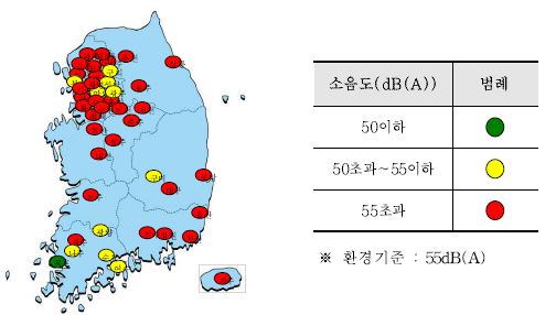 그림 1.1 도로변지역 주거지역 “밤”시간대