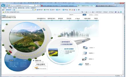 그림 4.14 교통량정보제공시스템(TMS)
