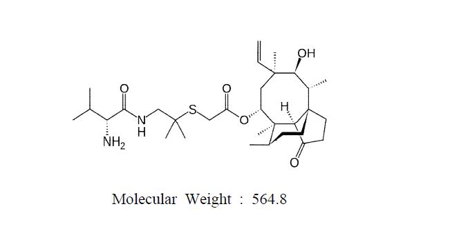 Molecular structure of valnemulin.