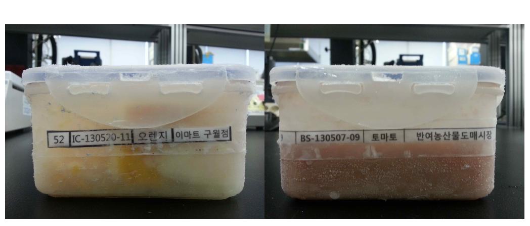 Attachment method on information of packed sample