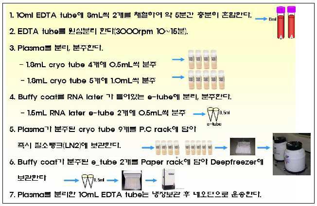 Plasma 인체시료 제작 예