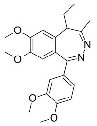 토피소팜의 화학적 구조