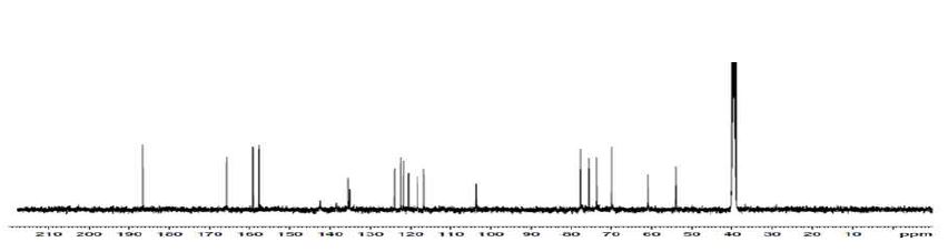 그림 25 Sennoside A의 13C-NMR (DMSO-d 6, 125MHz)