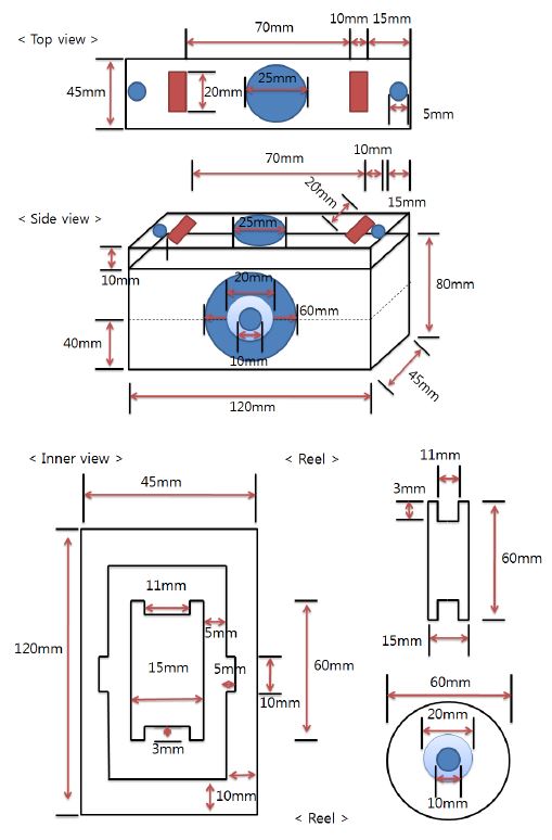 Schematic of solution coating equipment