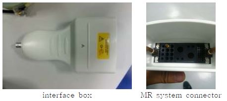 1.5T MRI의 interface box