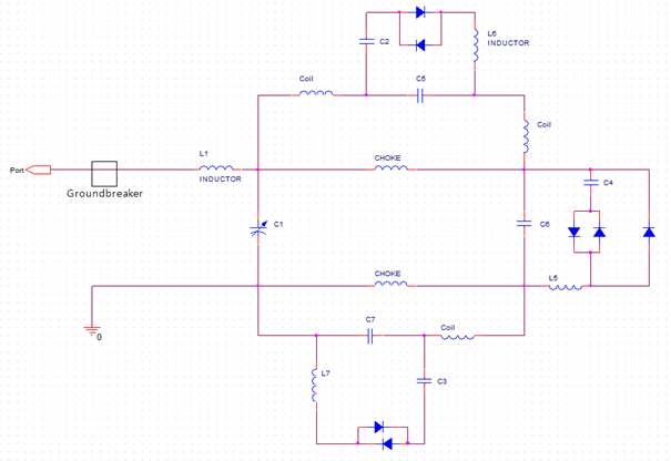 3T surface coil 회로도