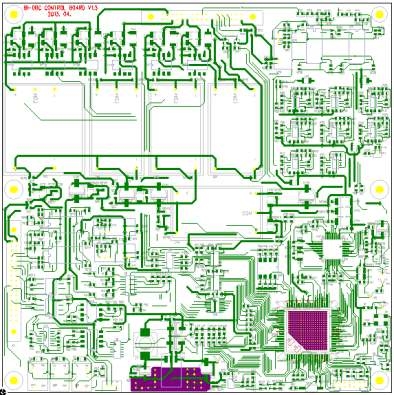 제어회로 PCB 아트웍 사진