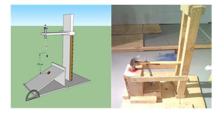 blood dropping equipment and impacting equipment