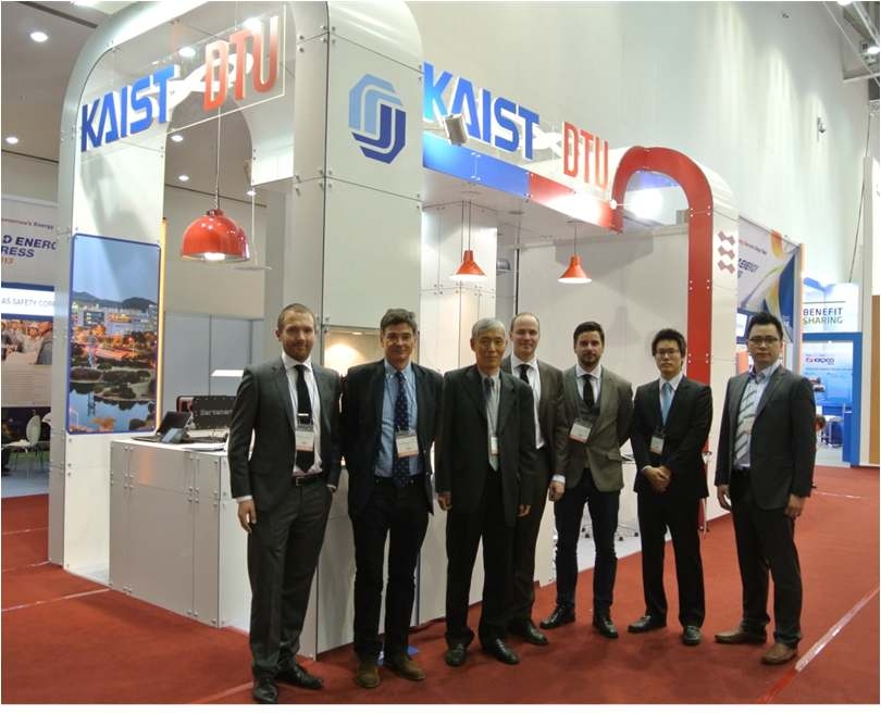 Co-booth of KAIST-DTU for 2013 World Energy Congress Exhibition.