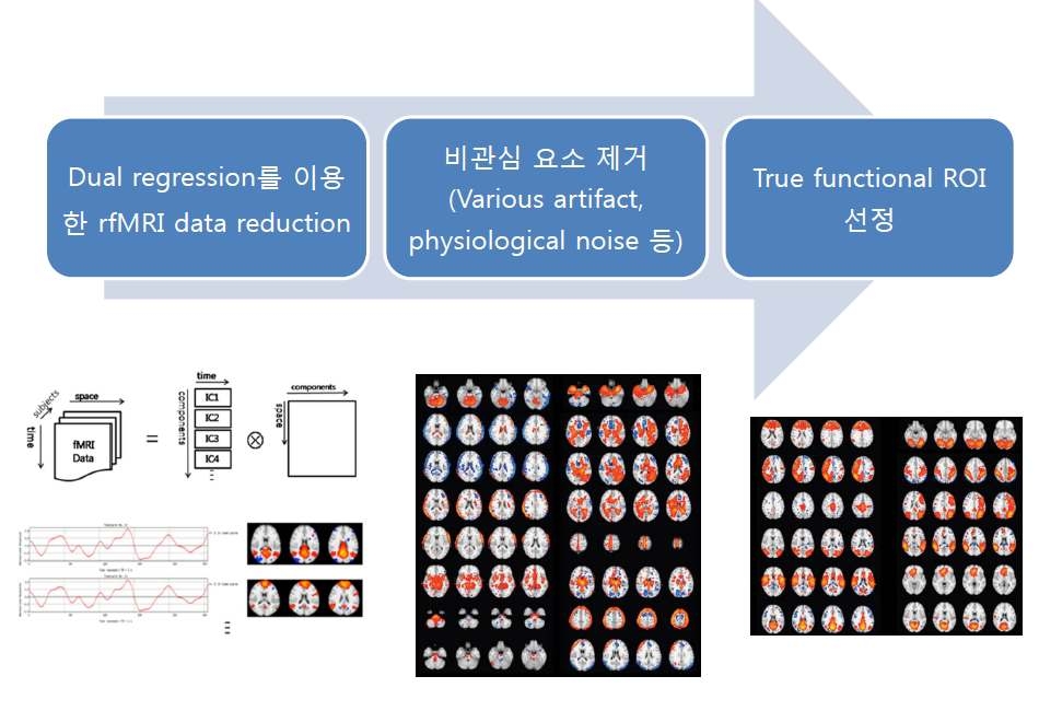 기능적 뇌영상 기반 뇌질환 네크워크 분석기술 개발