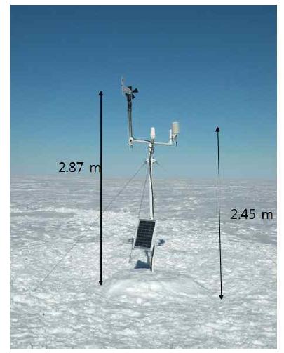 AWS established at Moore Dome, Bear Peninsula in 2011