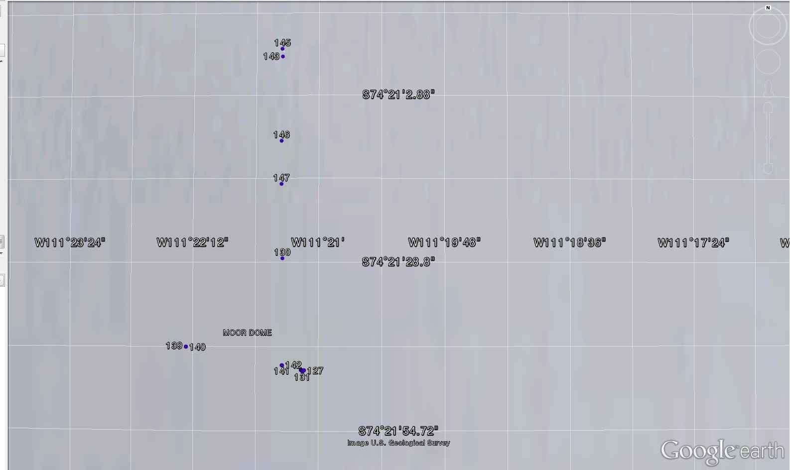 모어돔 GPR 연구지역