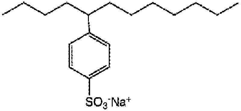 그림 18. SDBS (sodium dodecyl benzene sulfonate)의 구조