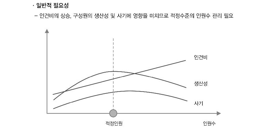 조직의 적정인력