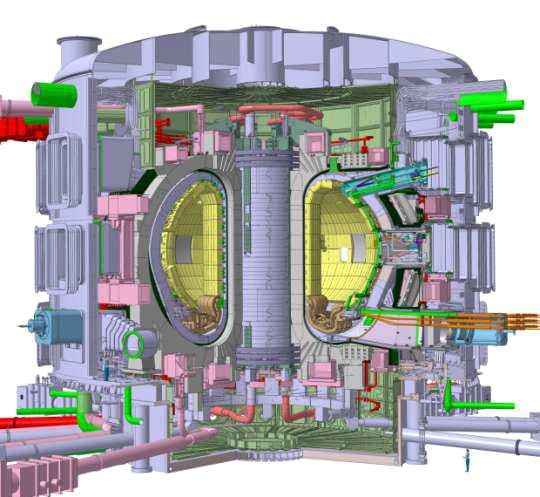 ITER 토카막 장치의 3차원 형상도