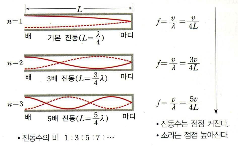 폐관에서의 진동