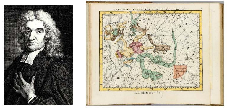 천문학자 John Flamsteed와 그가 만든 성도