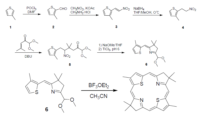 Bacteriochlorin Formation; Self-Condensation