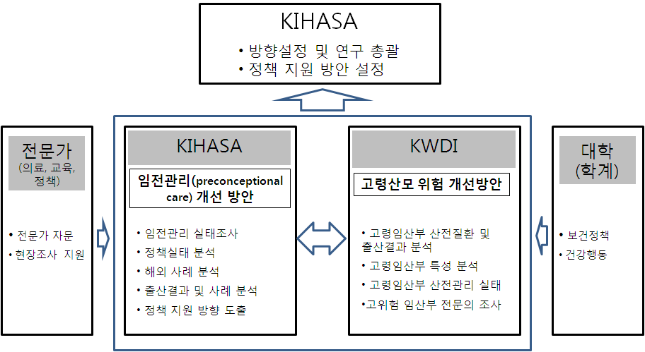 〔그림 2-1〕 2013년 협동연구 수행 체계