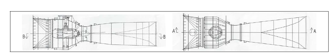 가로축 프로펠러형 수차 설비 도면