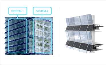 건물일체형 태양광 발전 시스템.