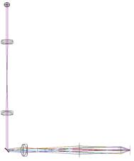 Doublet#2, ScanLens#2 사용 ZEMAX 2D 개념도