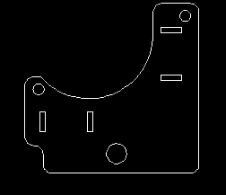 PCB 기구 Outline 설계도