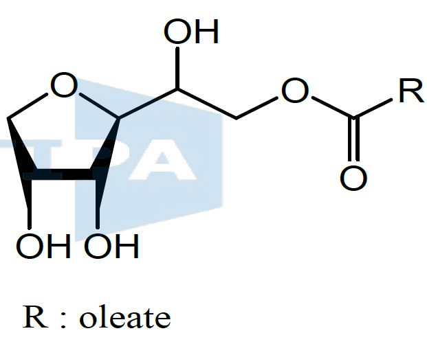 그림 1. sorbitan monooleate