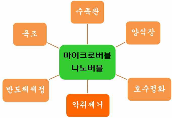 미세버블의 활용분야