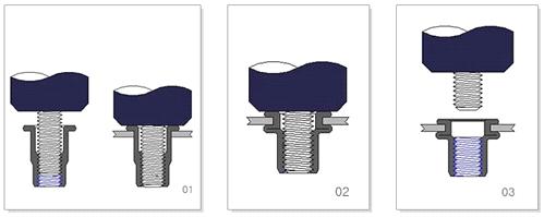 그림 8 너트 인서트 리벳