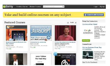 Udemy.com Web Site