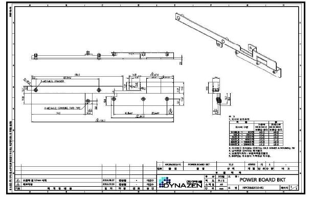 Power Board BKT Drawing