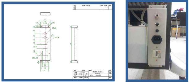 POWER BRACKET 도면 및 출력물
