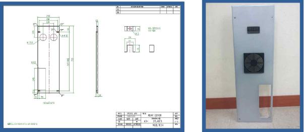 REAR COVER 도면 및 출력물