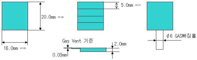 하모니카 코어 규격 설정