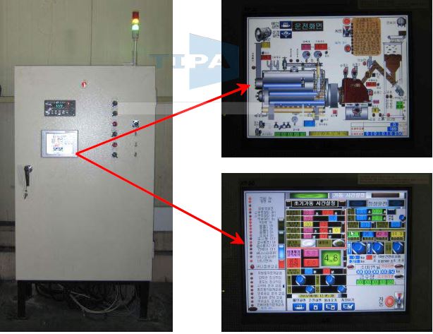 보일러 컨트롤러 LCD 터치스크린
