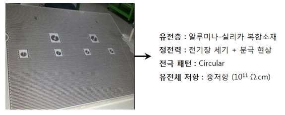 본 기술의 알루미나-실리카 복합소재 정전척