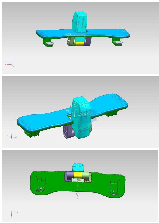 자세교정대 3D 모델링