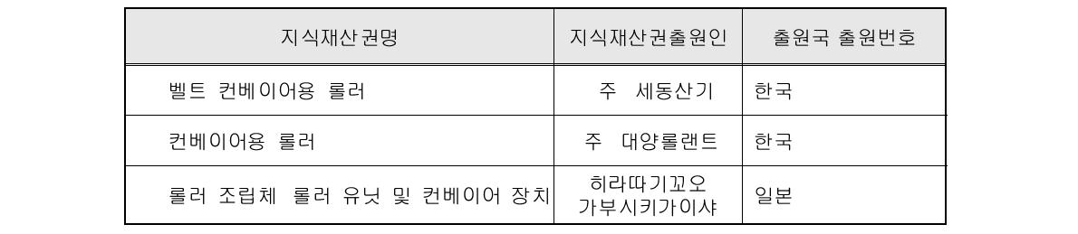 국내외 관련지식재산권 현황