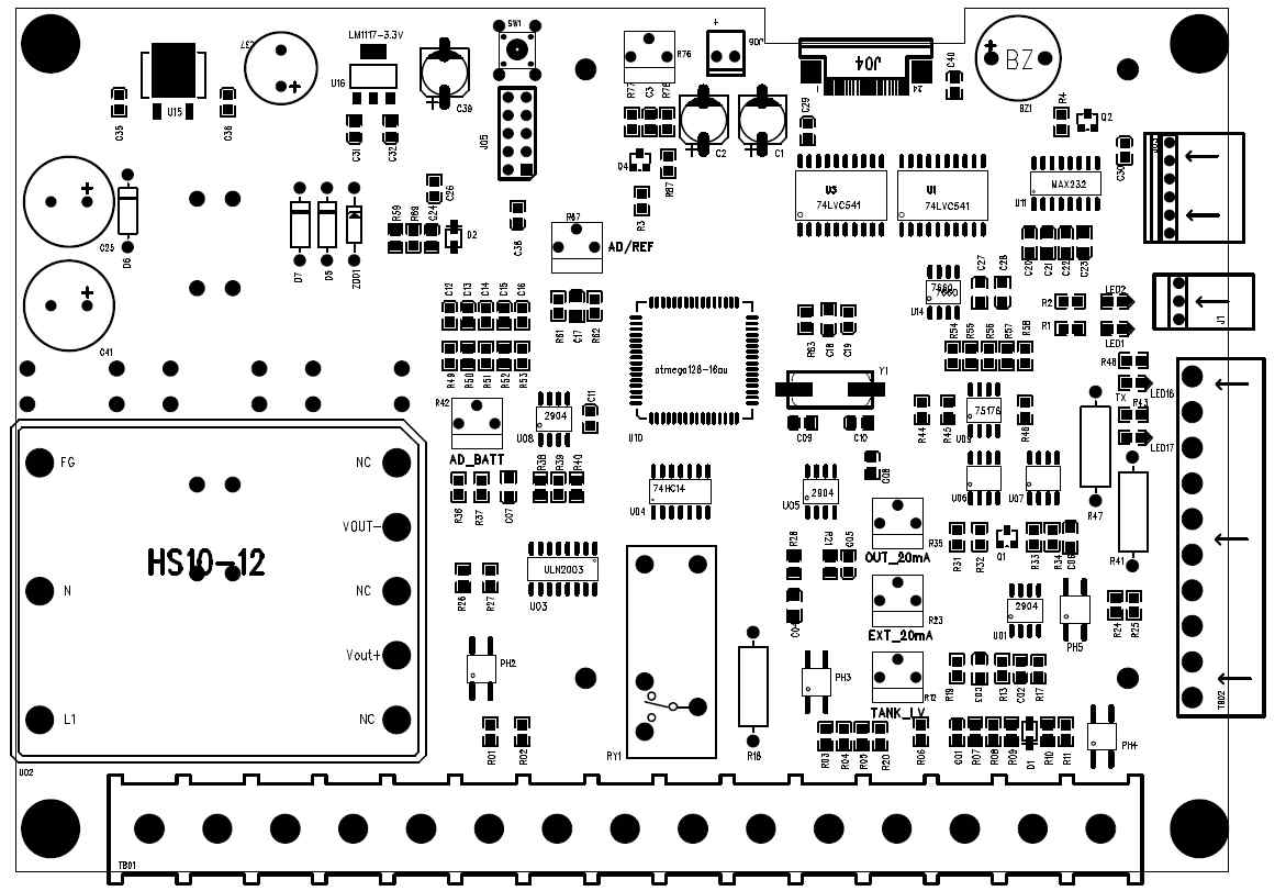 염소투입장치 컨트롤러 PCB 설계