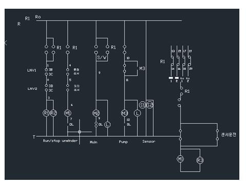 제어장치 전기 배선 설계.2