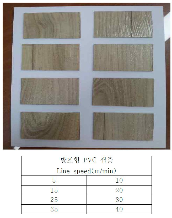 발포용 PVC 바닥재