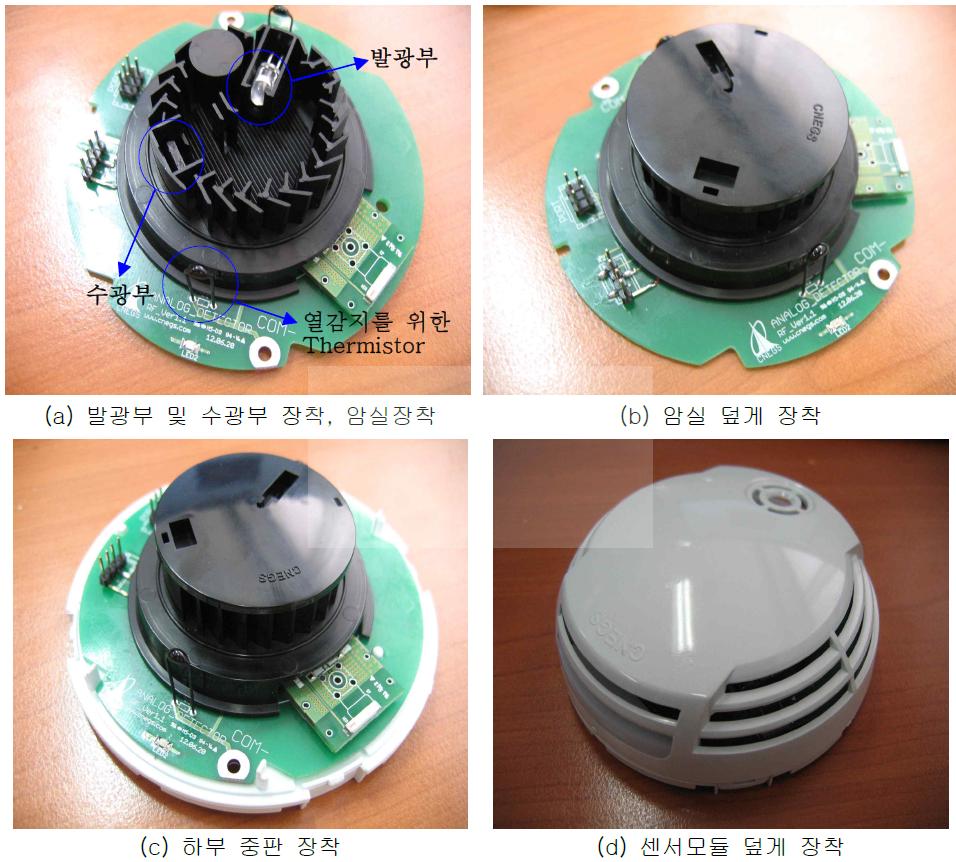 제작된 무선 연동 화재(열) 및 연기감지기