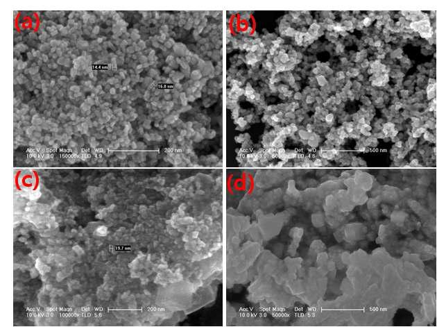 SEM pictures of copper compounds syntehsized in differentalcohols