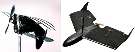 건국대학교와 Microaerobot社가 공동 개발한 BatWing 및 FM-07