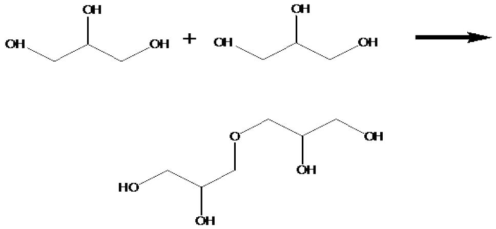 본 연구에 사용된 반응선택도가 높은 하이드로탈사이드 촉매를 이용한 고리환이 적은 선형폴리글리세린 중축합 합성방법