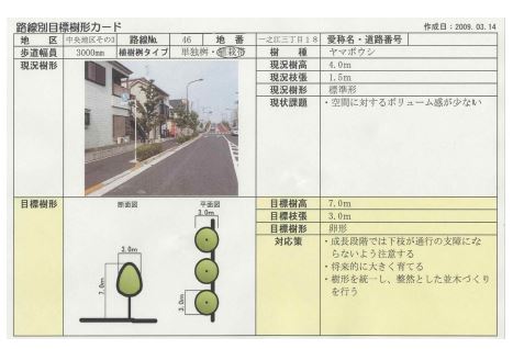 일본 도쿄도 에도가와구 목표수형 카드 작성