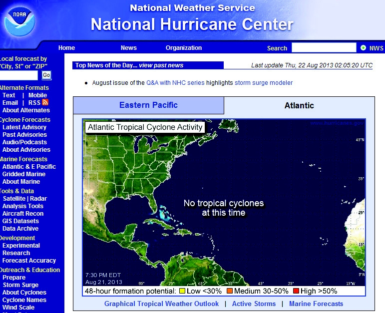 그림 3.13 National Hurricane Center (NHC)